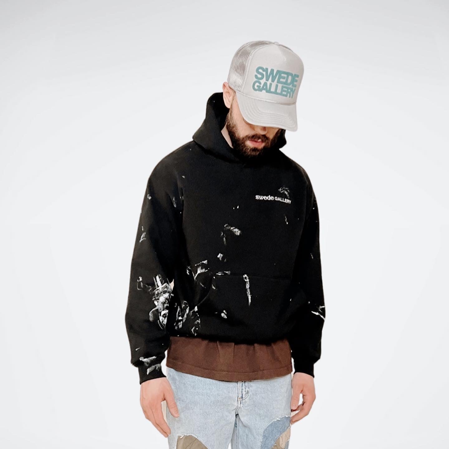 PRE-ORDER LOGO PAINTER HOODIE- SWEDE GALLERY