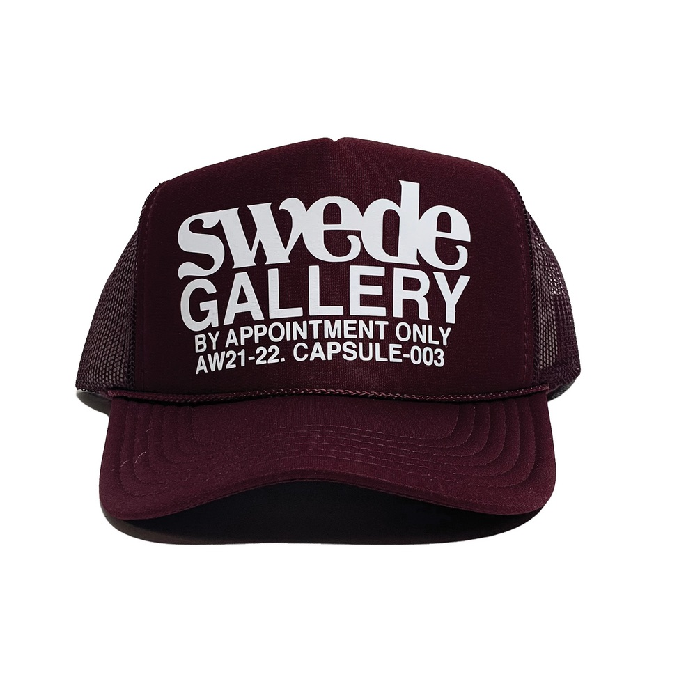 SWEDE GALLERY - CAPSULE 003 HAT | MERLOT